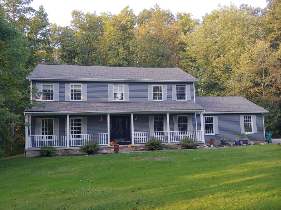 A finished home exterior by Vibe Construction
